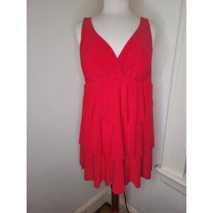 Woman's new swim dress 2XL 18-22W Red Beach Coastalcore Preppy Nautical...